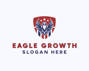 American Eagle Shield logo design