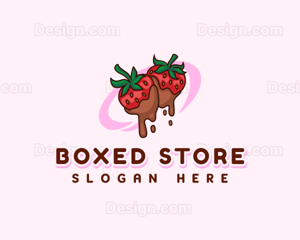 Sweet Strawberry Chocolate Logo