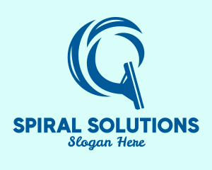 Spiral Water Squeegee logo