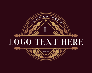 Luxury Ornamental Crest Logo