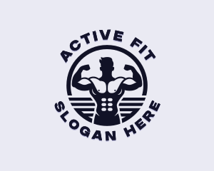 Gym Bodybuilding Fitness logo design