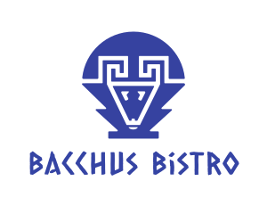 Blue Greek Ram logo