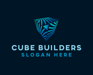 Cube Tech Analytics logo design