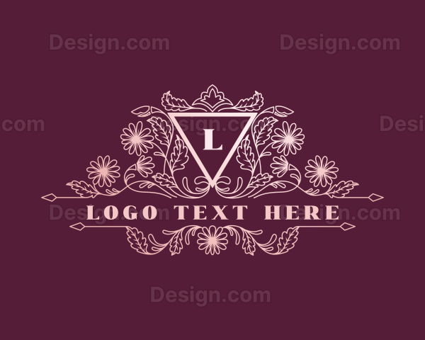 Elegant Wedding Florist Logo