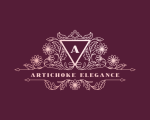 Elegant Wedding Florist logo design