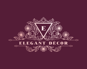 Elegant Wedding Florist logo design