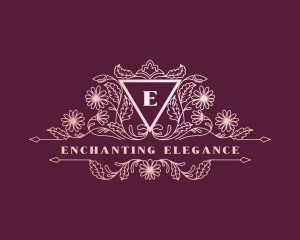 Elegant Wedding Florist logo design