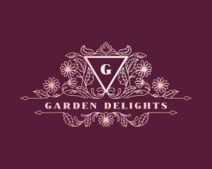 Elegant Wedding Florist logo design