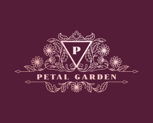 Elegant Wedding Florist logo design