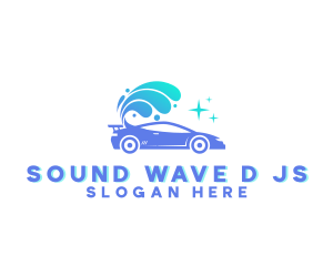 Car Wash Wave logo design