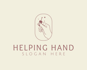 Beauty Hand Manicure logo design