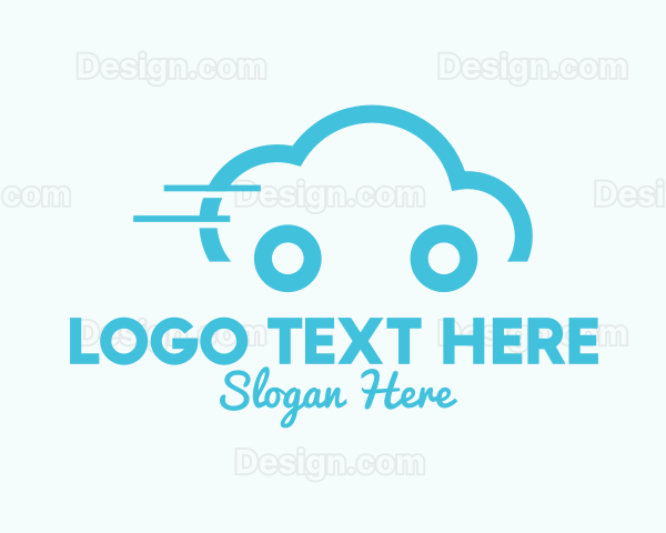 Fast Cloud Car Logo