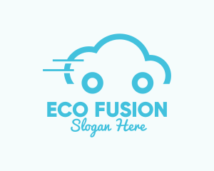 Fast Cloud Car logo design