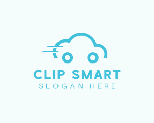 Fast Cloud Car logo design