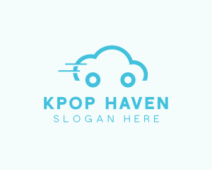 Fast Cloud Car logo design