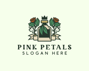 Rose Crown Bottle Brewery logo design