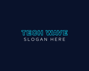 Neon Tech Business logo