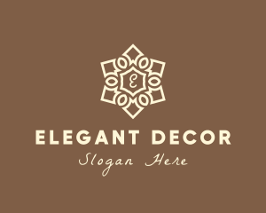 Elegant Mandala Home Decor logo design