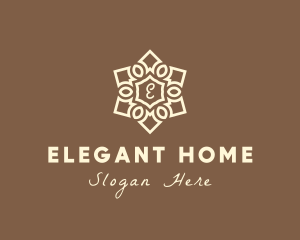 Elegant Mandala Home Decor logo design