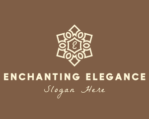 Elegant Mandala Home Decor logo design