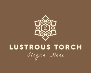 Elegant Mandala Home Decor logo design