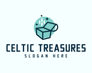 Treasure Chest Box logo design