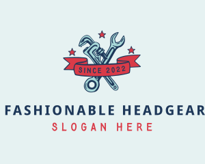 Handyman Pipe Wrench logo design