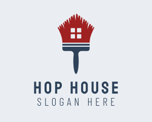 House Paint Renovation logo design