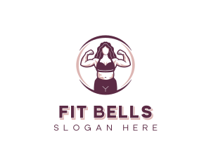 Strong Woman Fitness logo design