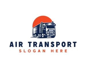 Delivery Truck Transportation  logo design