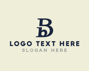 Modern Creative Company Letter BB logo design