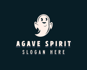 Halloween Ghost Spirit logo design