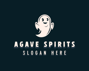 Halloween Ghost Spirit logo design