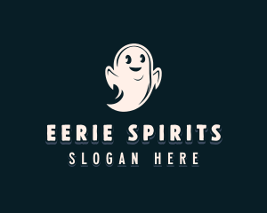 Halloween Ghost Spirit logo design