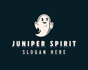 Halloween Ghost Spirit logo design