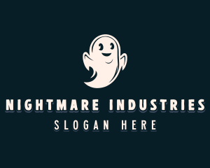 Halloween Ghost Spirit logo design