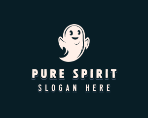 Halloween Ghost Spirit logo design