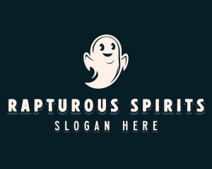 Halloween Ghost Spirit logo design