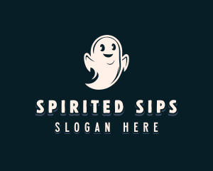 Halloween Ghost Spirit logo design