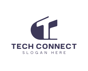 Telecommunication Tech Internet logo design