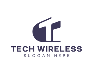 Telecommunication Tech Internet logo design