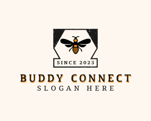 Honey Bee Insect logo design