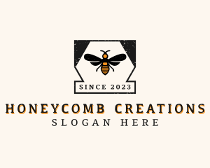 Honey Bee Insect logo design