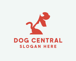 Cat Dog Animal logo design