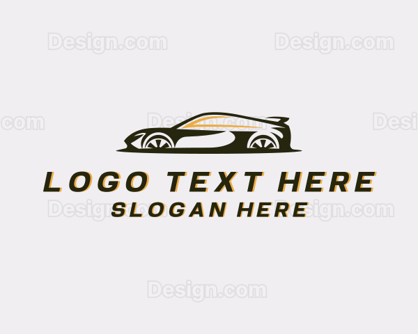 Racing Sports Car Vehicle Logo