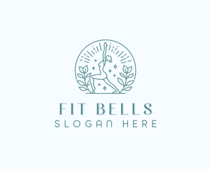 Yoga Fitness Meditation logo design