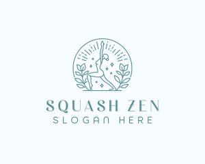 Yoga Fitness Meditation logo design