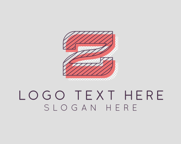 Letter Z logo example 3