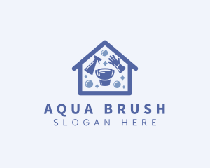 Cleaning Tool Housekeeping logo design