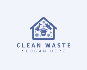 Cleaning Tool Housekeeping logo design